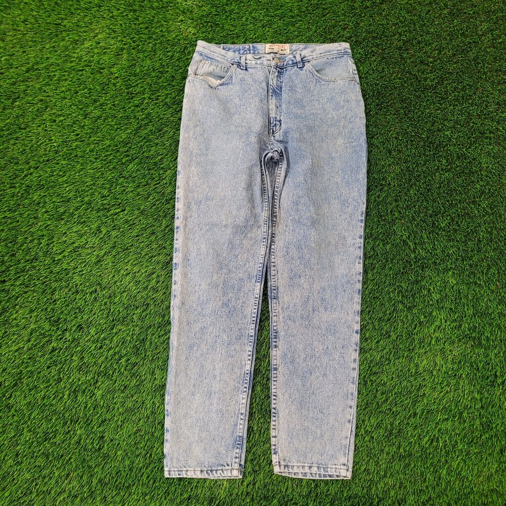 Vintage Jordache High-Rise Jeans Women 10/11 32x31 Acid-Wash